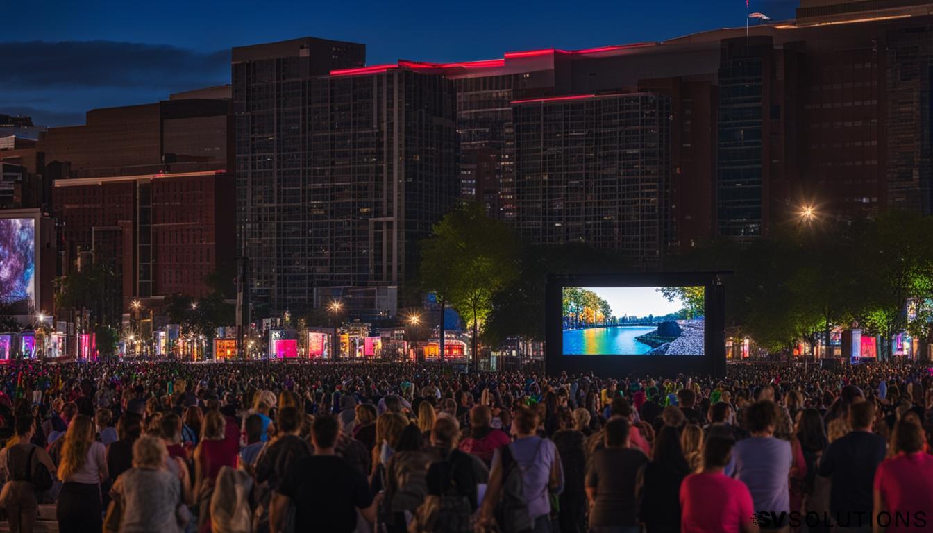 Outdoor LED screen in Peoria