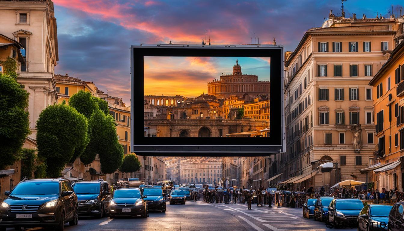 Outdoor LED Screen in Rome