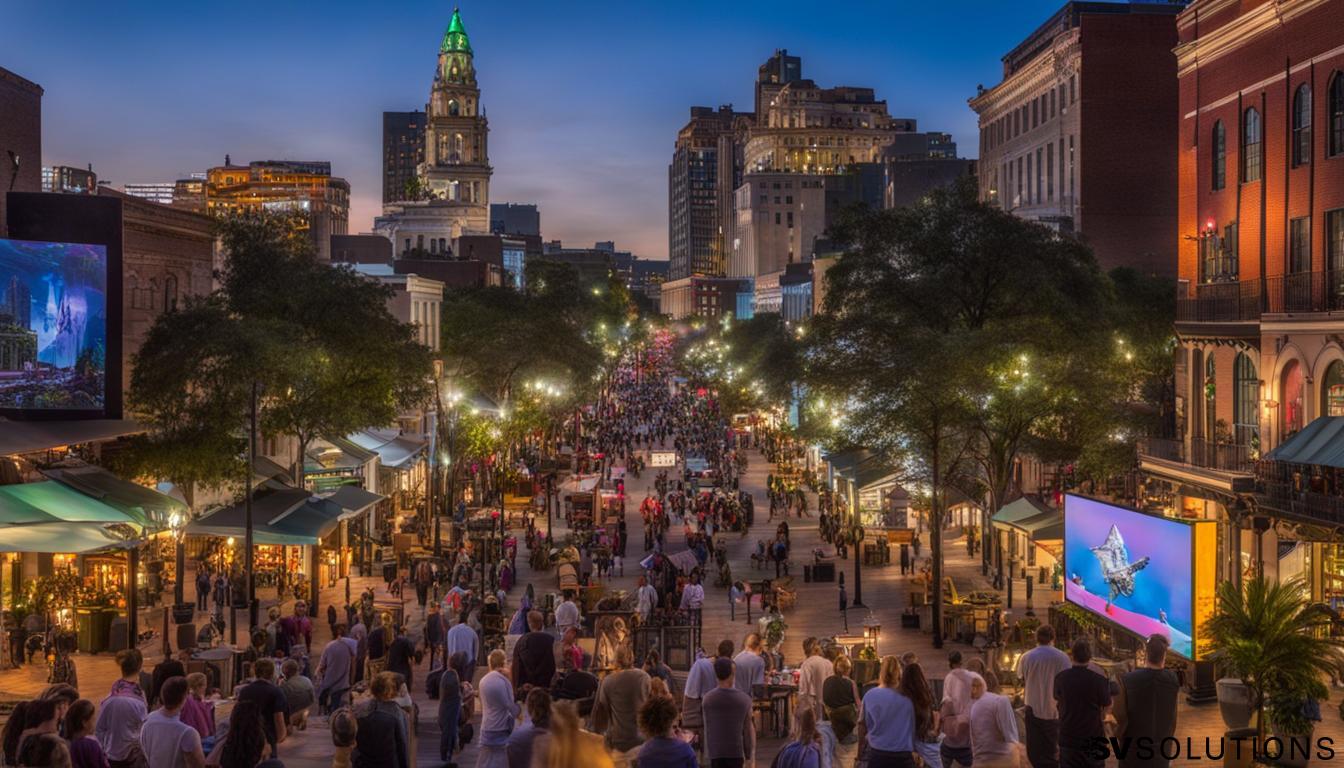 Outdoor LED Screen in Savannah