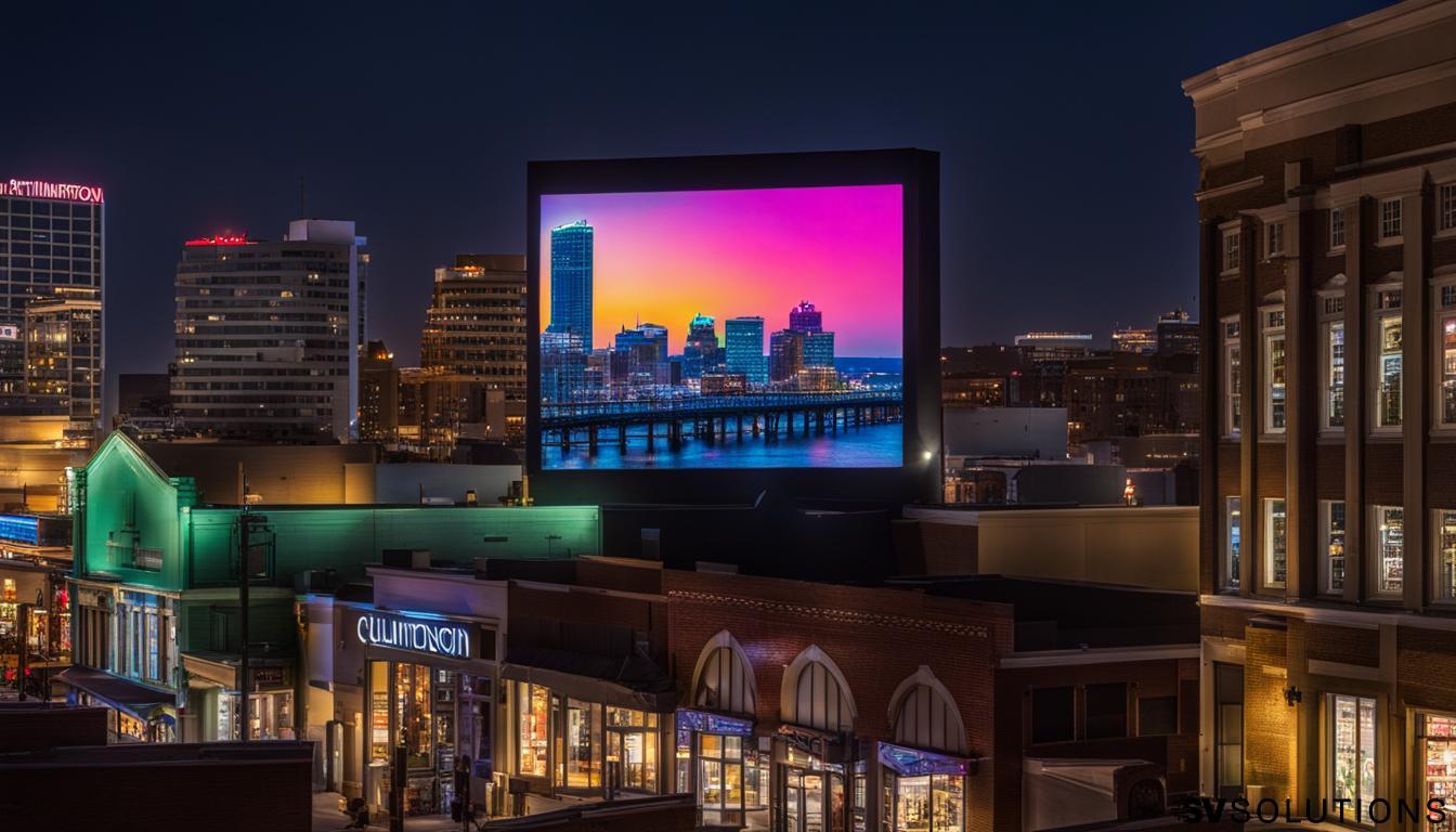 Outdoor LED Screen in Wilmington