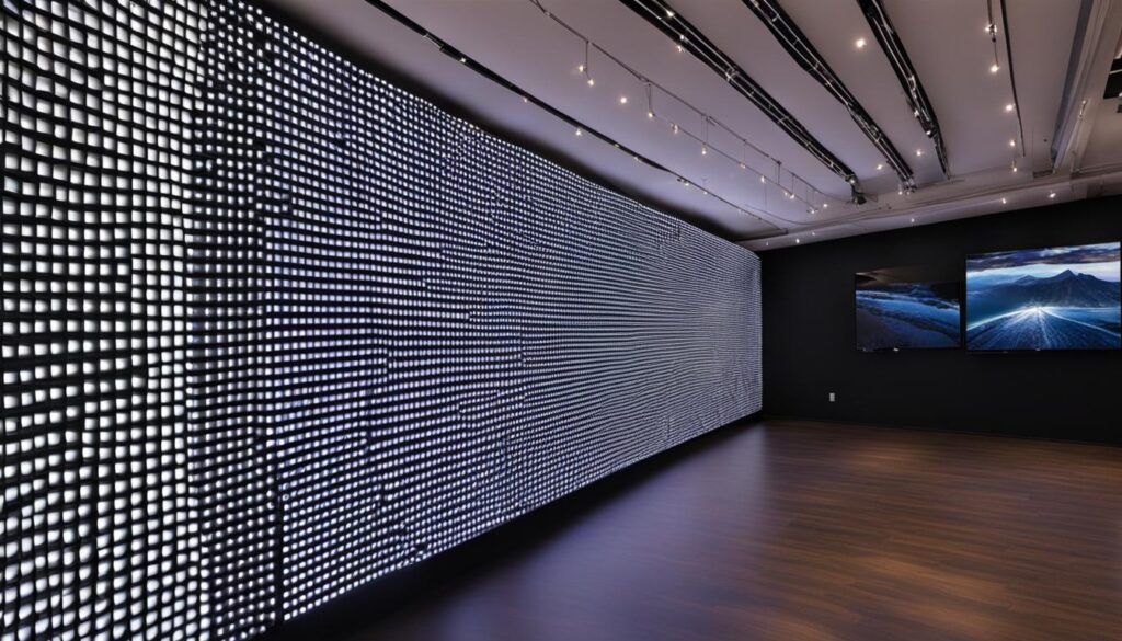 Passaic LED wall installation