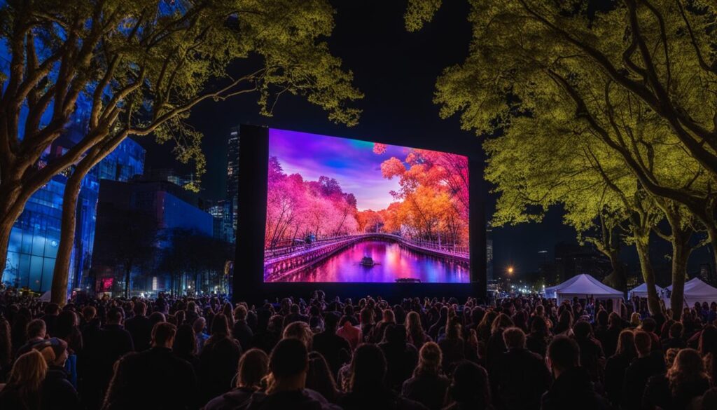 Portable LED screen in Lynn