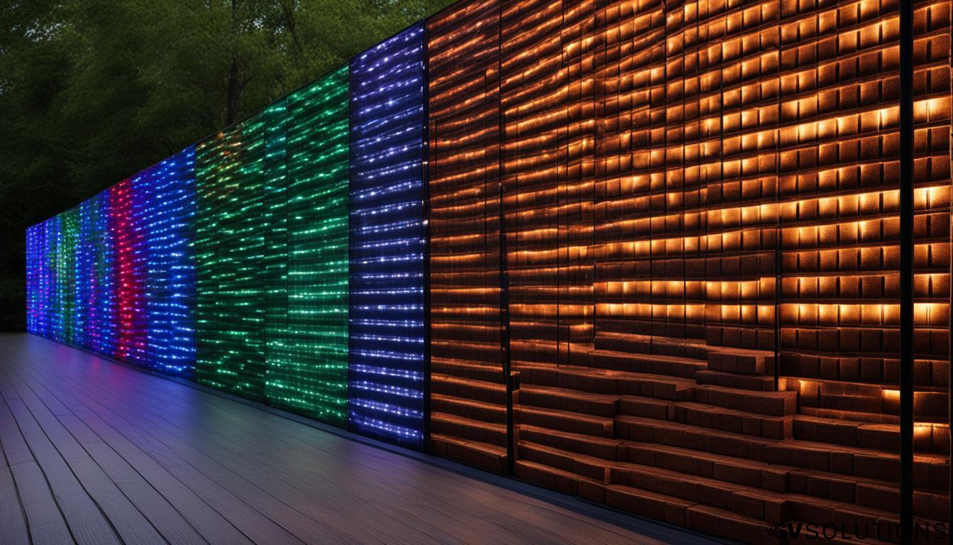 Portable LED Wall in Brick