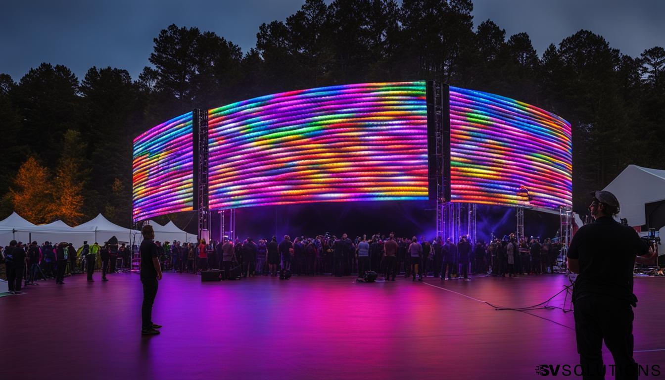 Experience the Brilliance of Our Portable LED Wall in Chesapeake