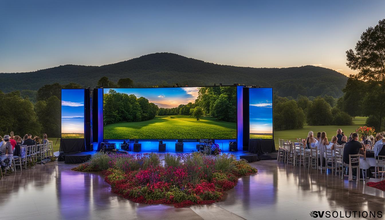 Portable LED Wall in Franklin Township