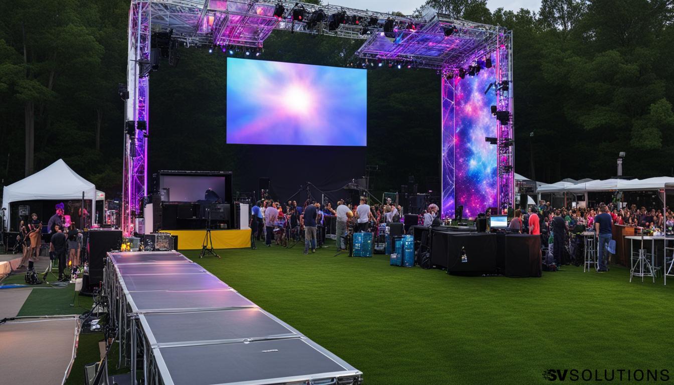 Portable LED Wall in Newton