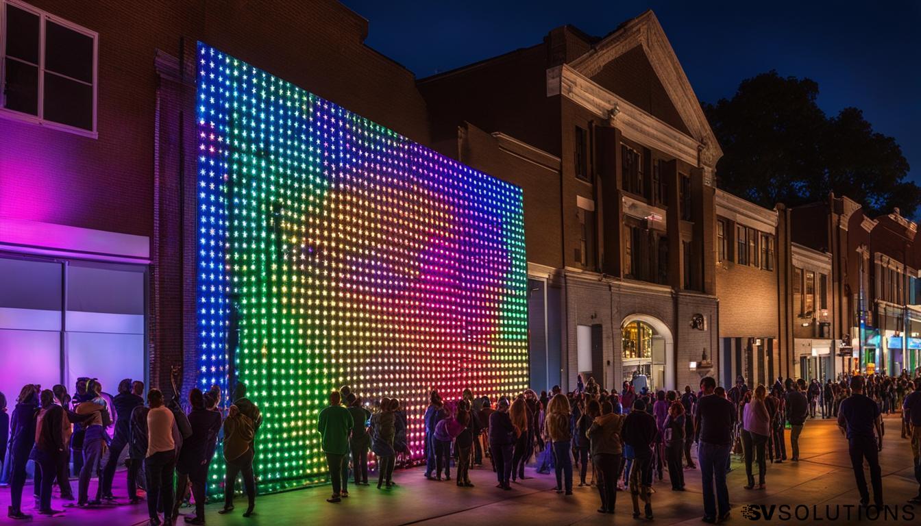 Portable LED wall in Pine Bluff