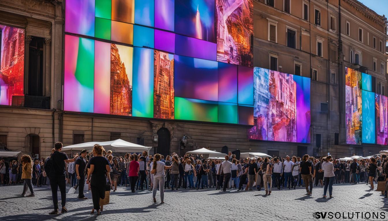 Portable LED Wall in Rome