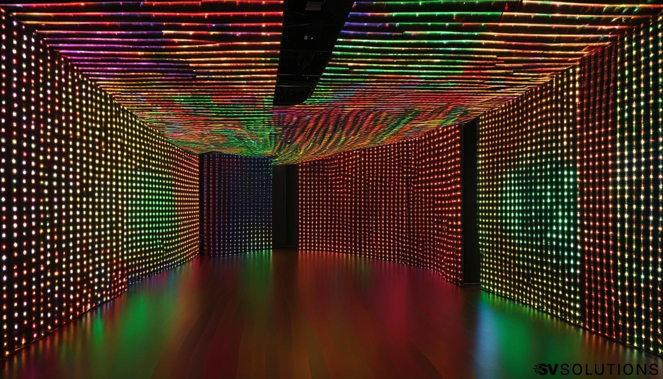 Portable LED wall in West Memphis