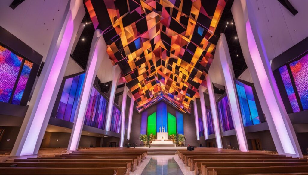 Smyrna church LED wall Smyrna church LED wall