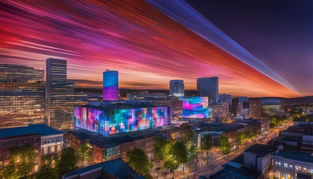 Taunton LED video wall