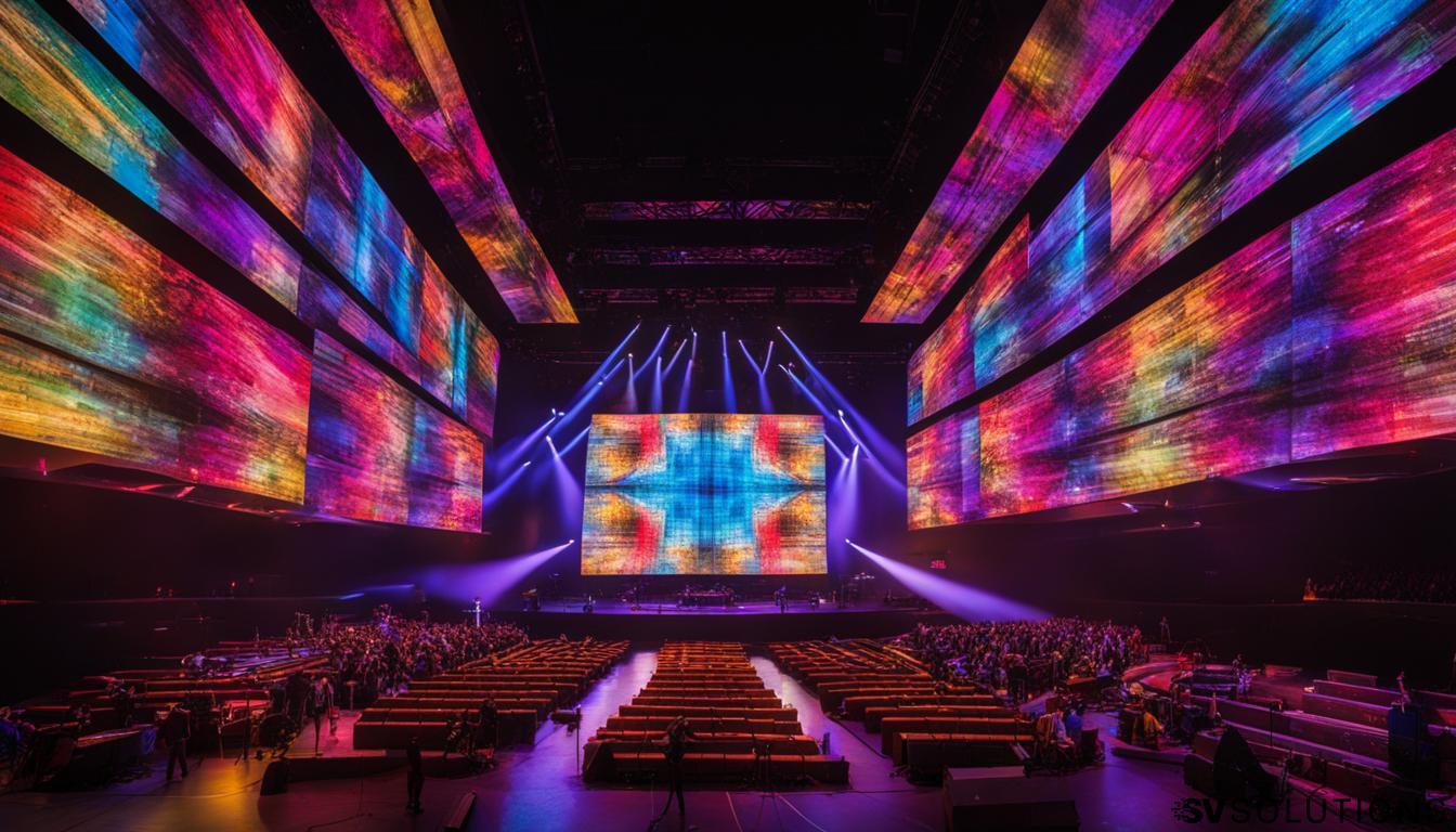 Video Walls for Concerts in Brick