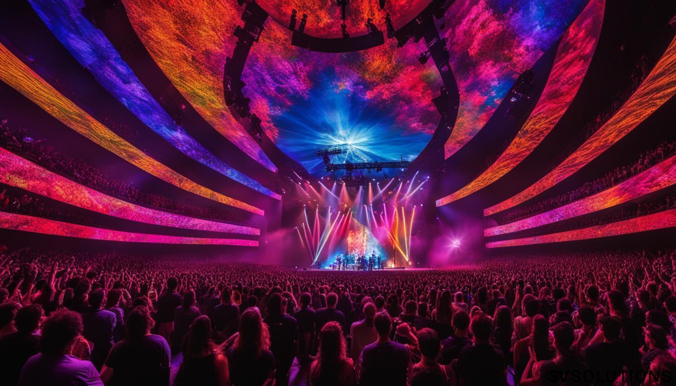 Video walls for concerts in Chapel Hill
