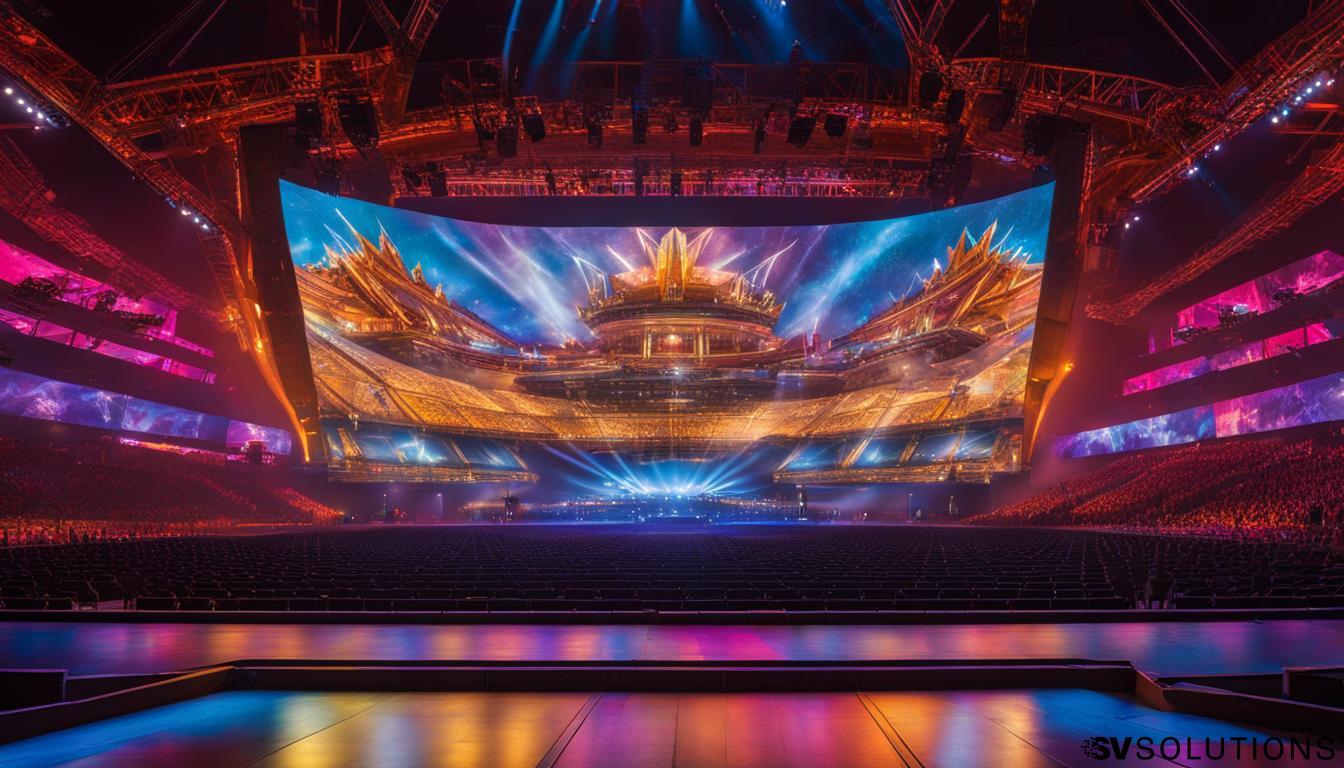 Video Walls for Concerts in Edison