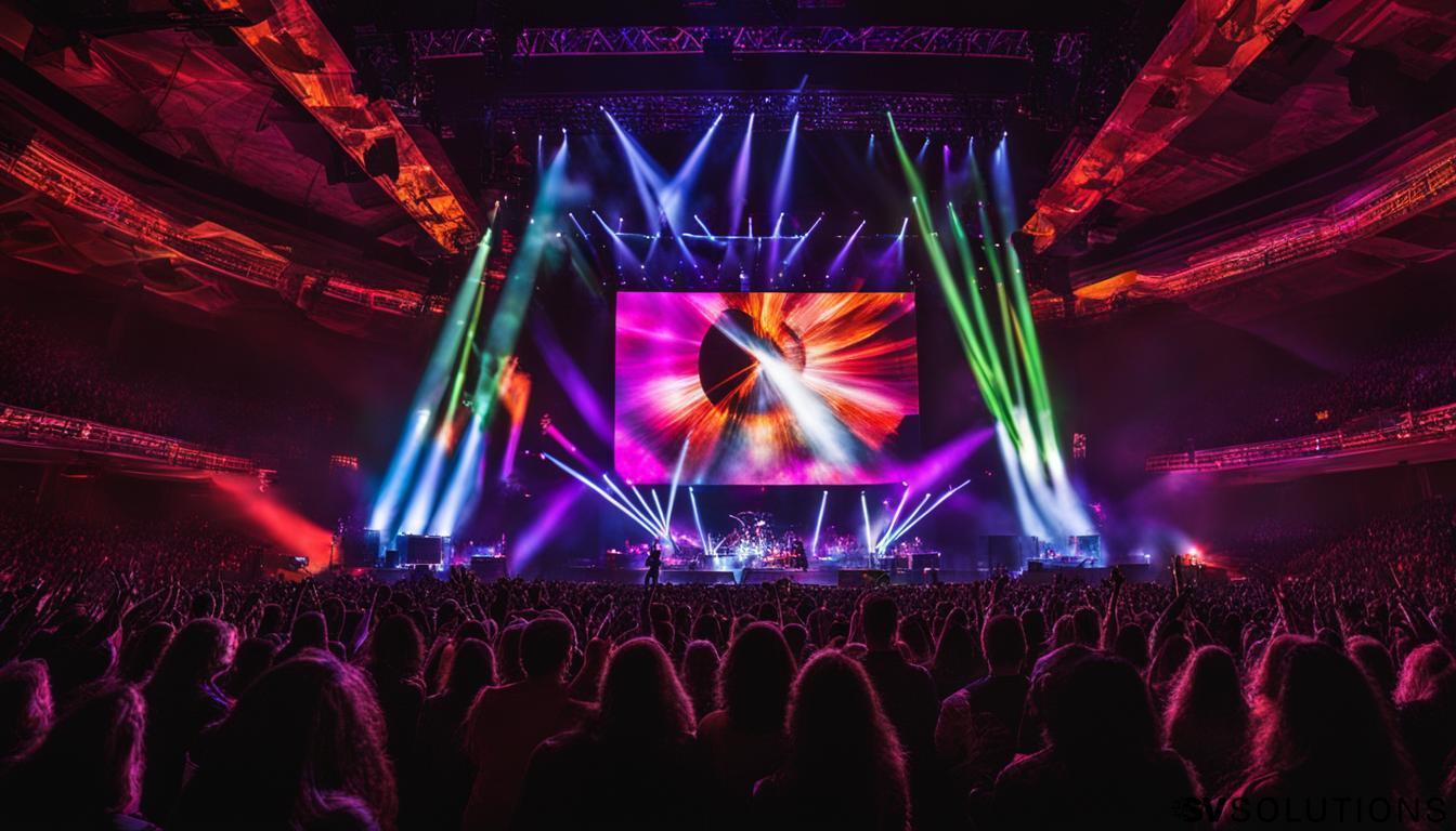 Video walls for concerts in Elgin