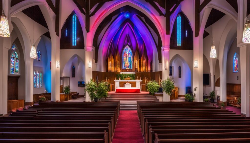 Wilmington church LED display