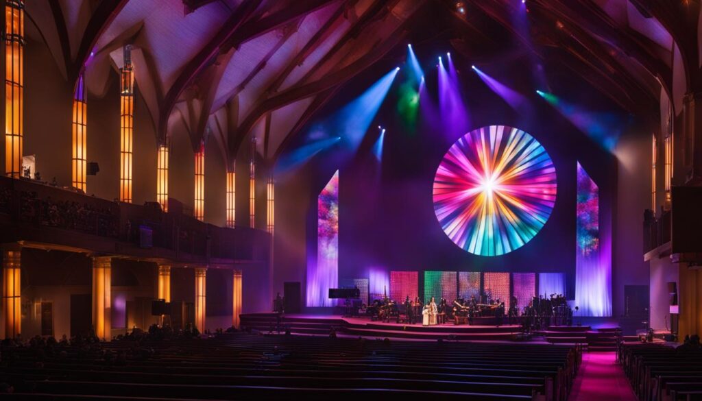 church LED video screen church LED video screen