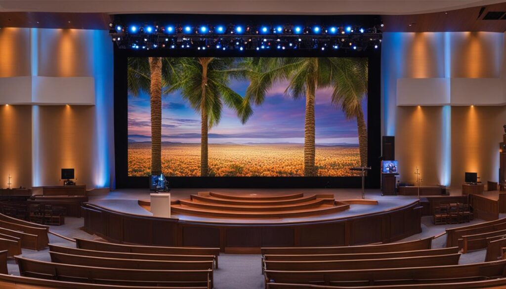 high-resolution LED screen