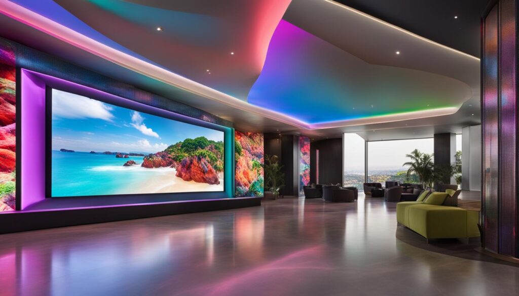 indoor LED video wall