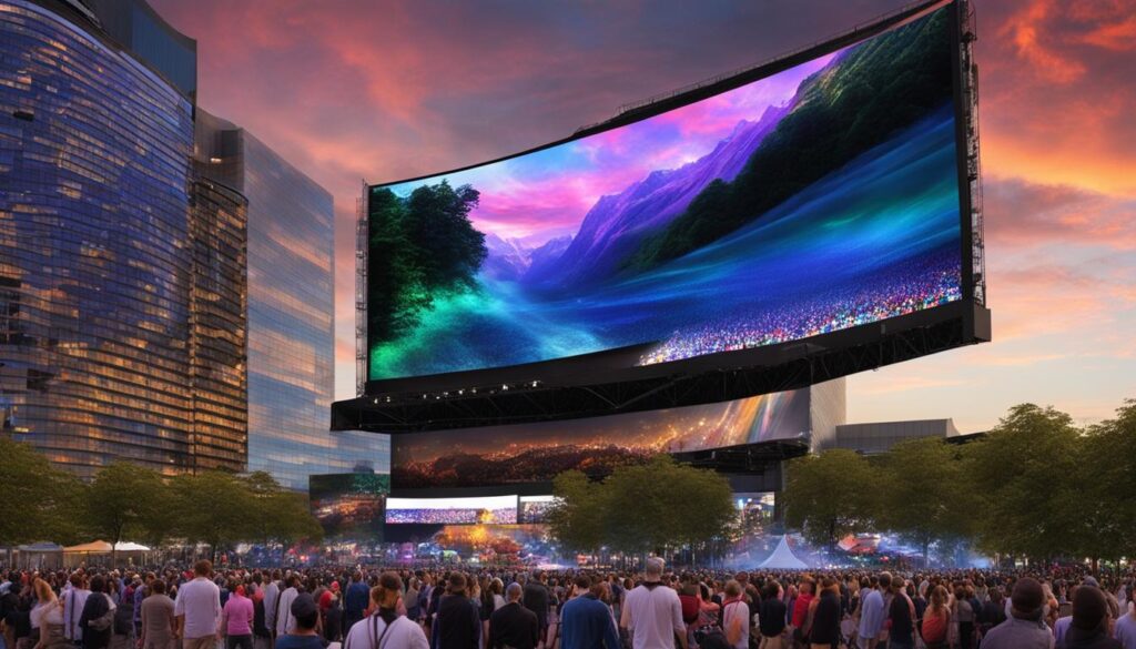 large LED display large LED display