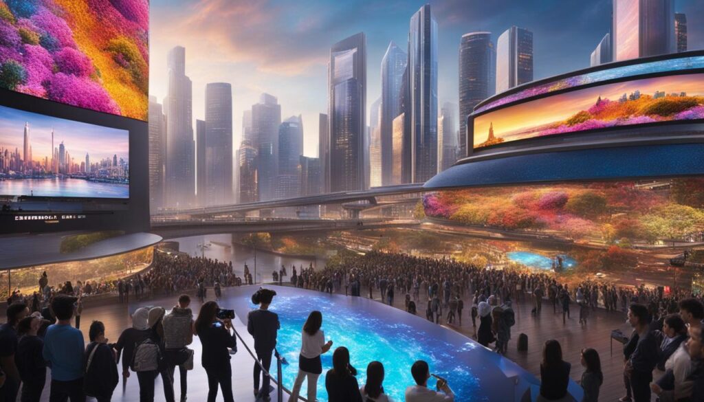 large LED display options