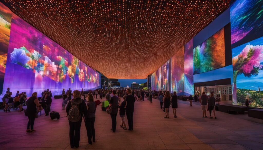 large LED wall large LED wall