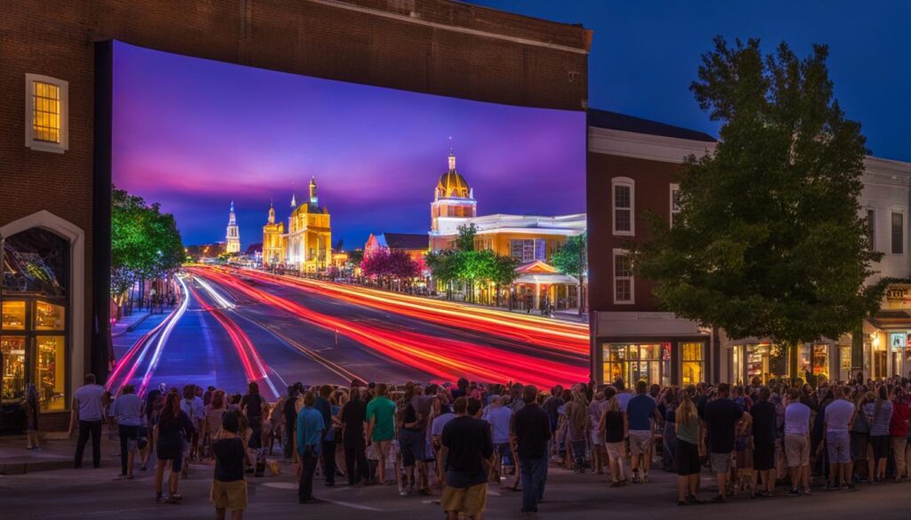 large LED wall large LED wall