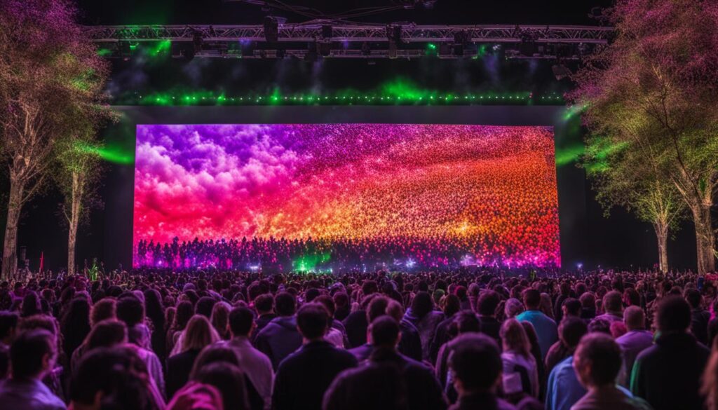 large LED wall large LED wall