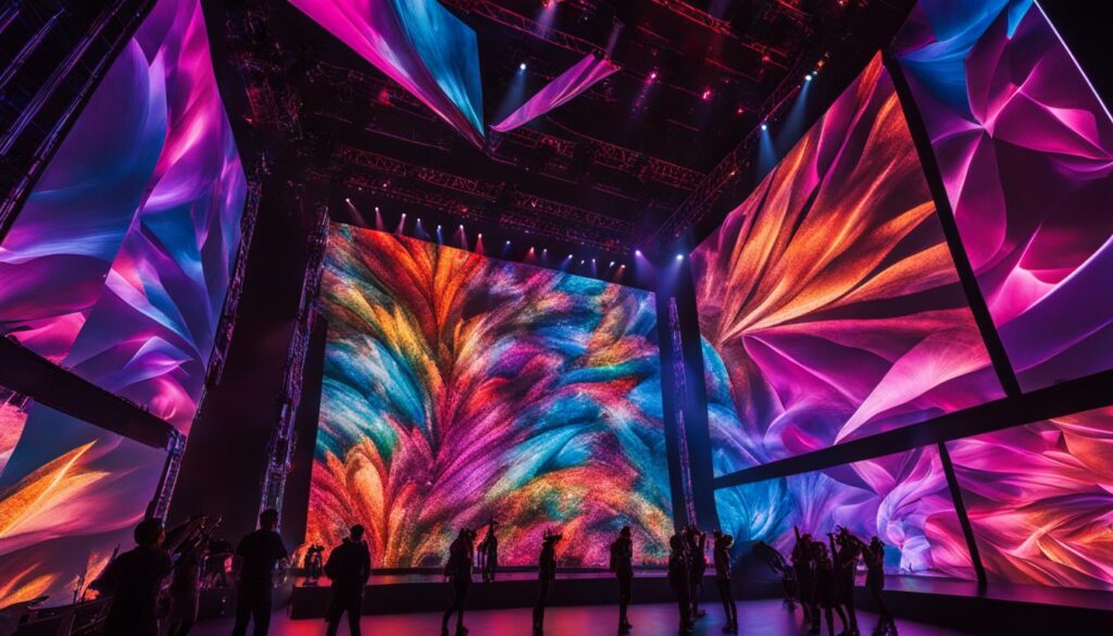 large LED wall large LED wall