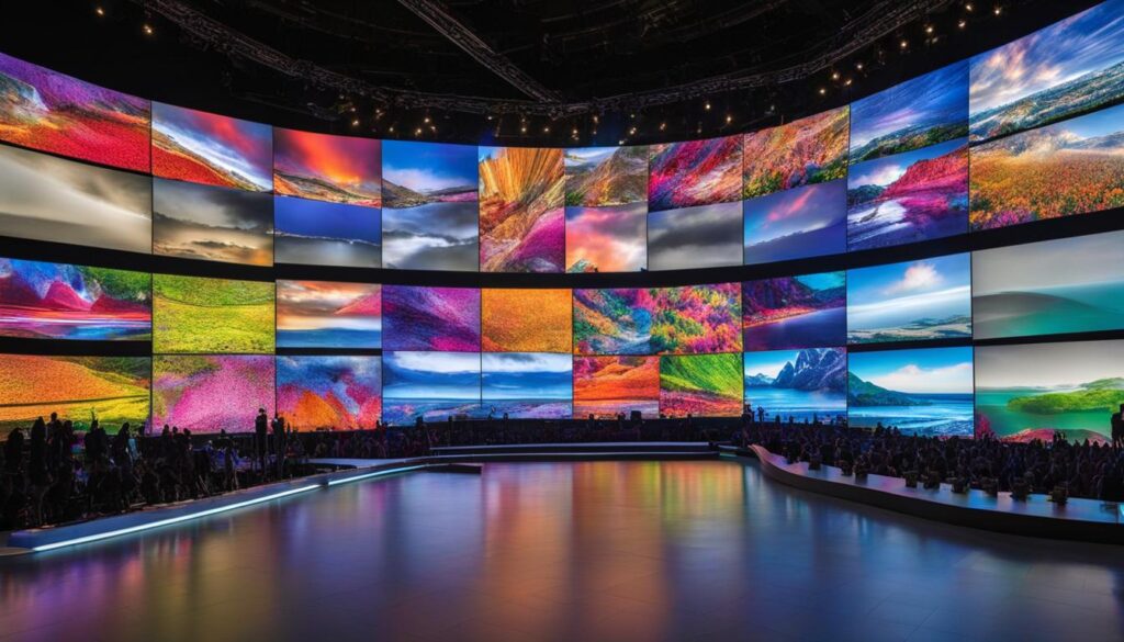 large LED wall large LED wall