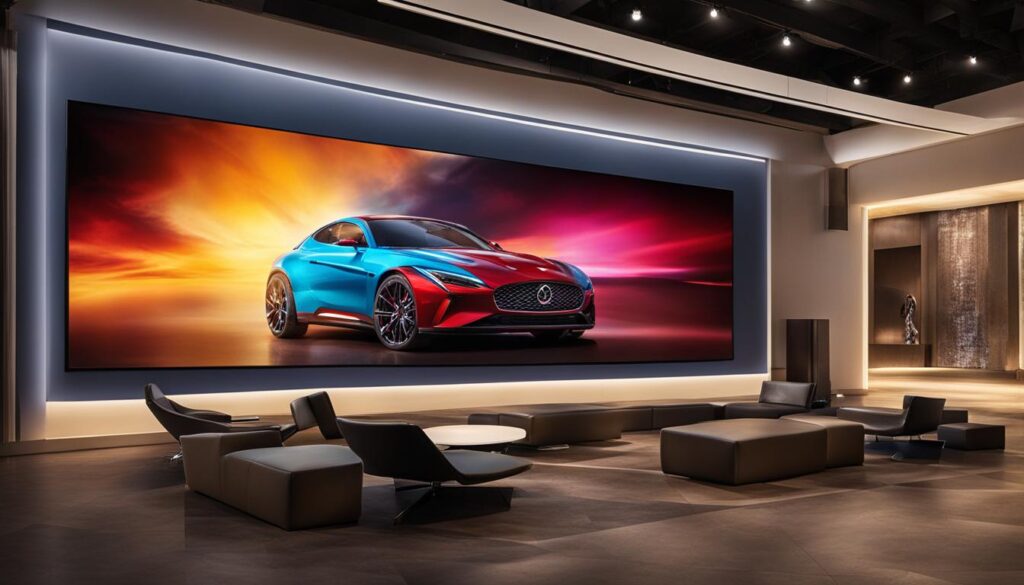 large LED wall large LED wall