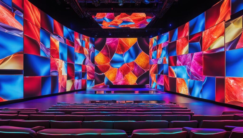 large LED wall large LED wall