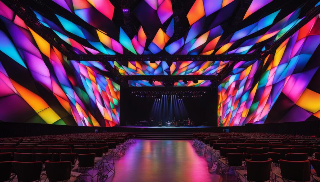 large LED wall large LED wall