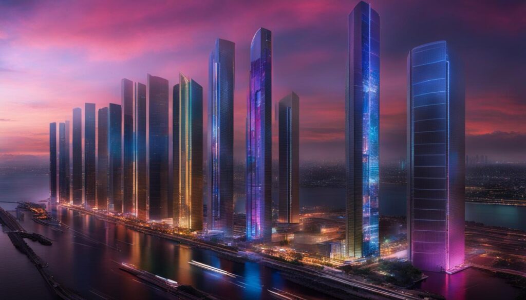 large LED wall large LED wall