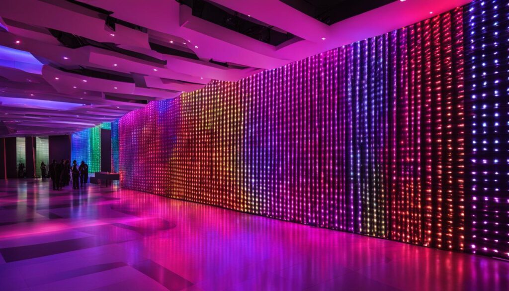 large LED wall large LED wall