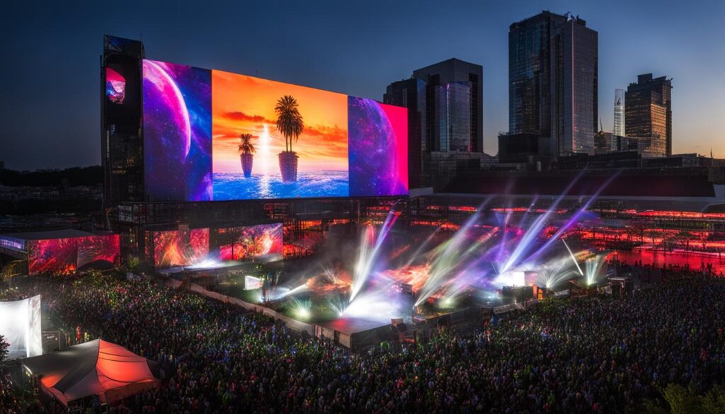 large format screens