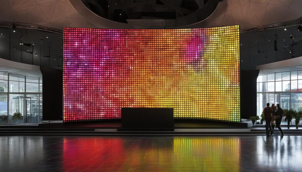 matrix led tiles