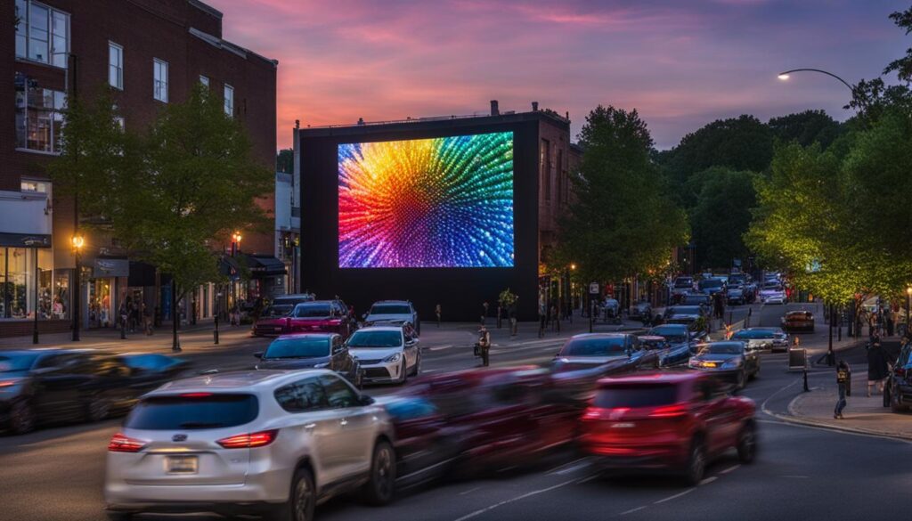 outdoor LED screen in Haverhill