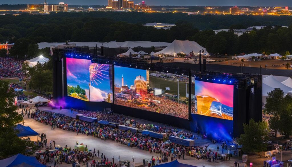 outdoor LED screen in Warner Robins outdoor LED screen in Warner Robins