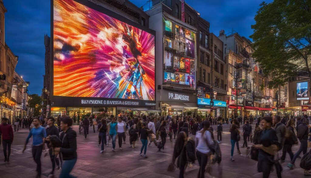 outdoor LED screens in Bayonne