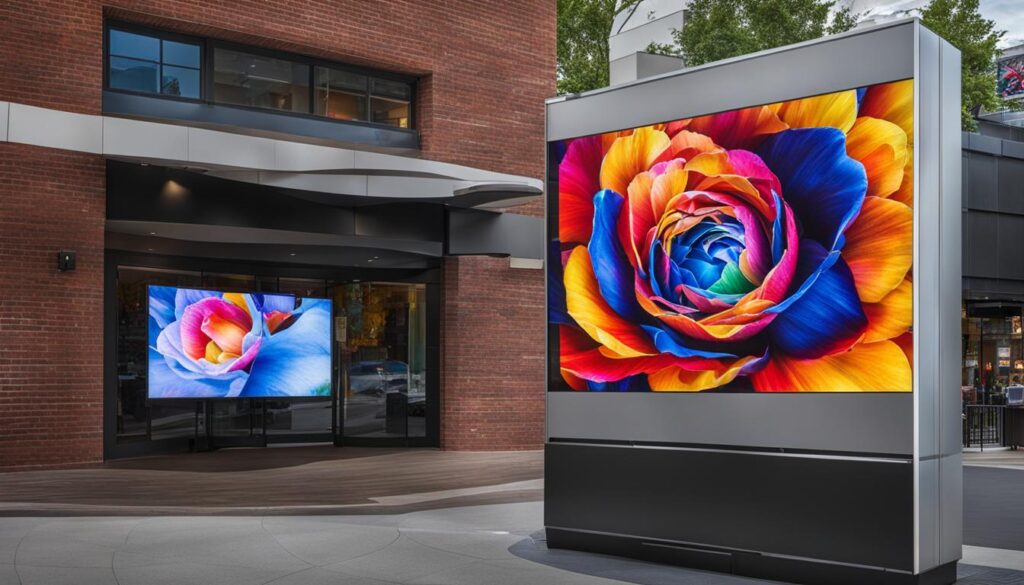 outdoor LED video wall outdoor LED video wall