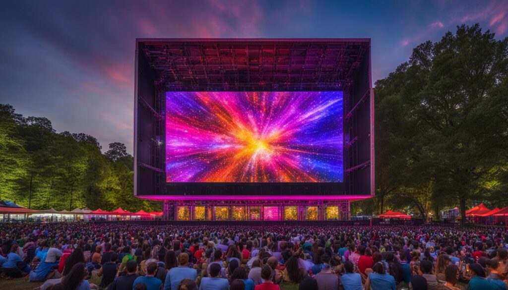 outdoor LED wall Atlanta