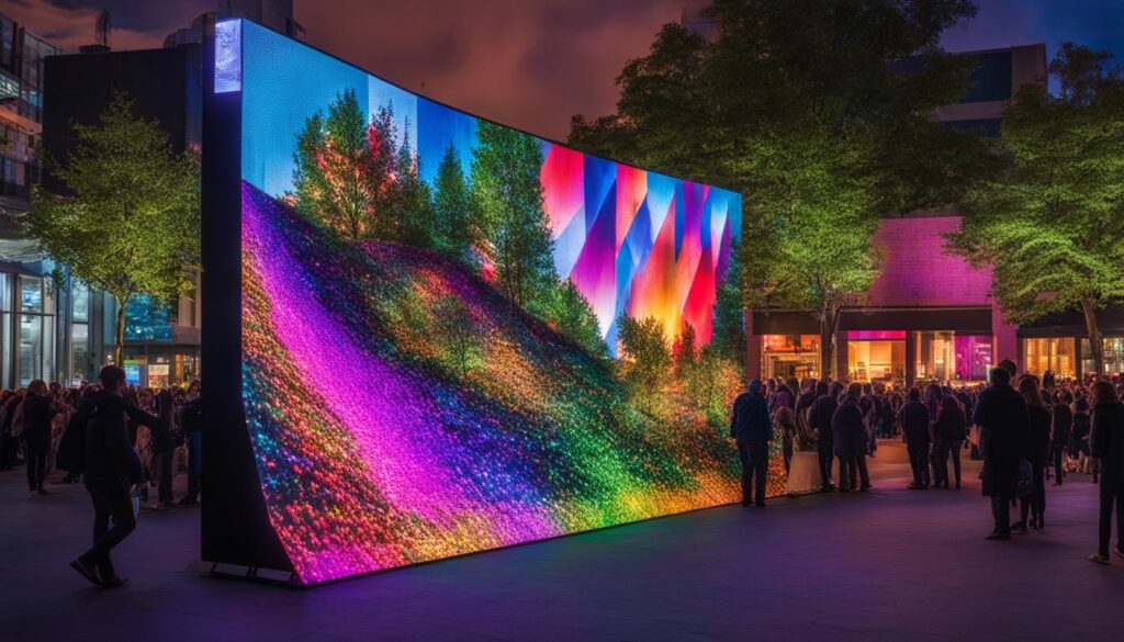 outdoor LED wall Worcester