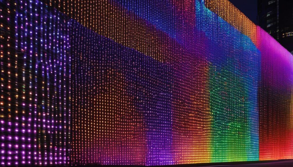 outdoor LED wall displays