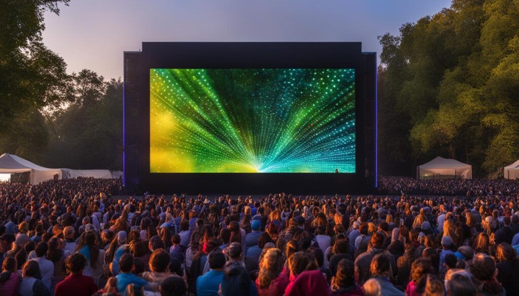 outdoor event screens