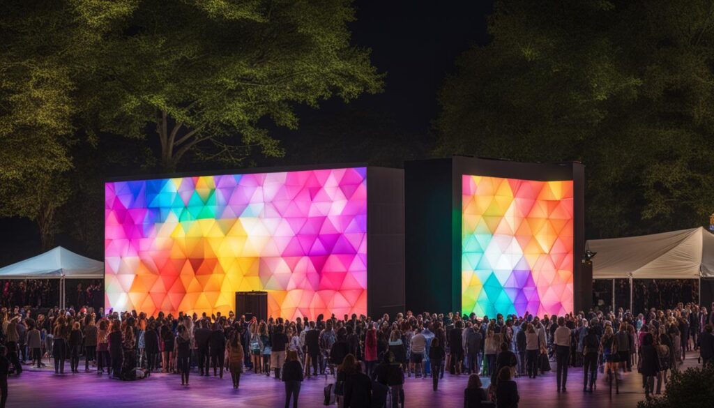 portable LED wall portable LED wall