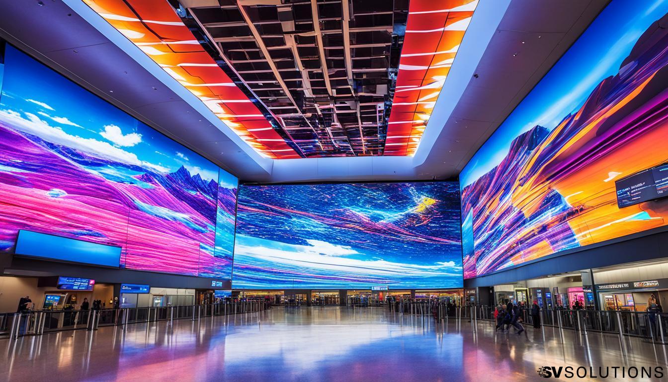 LED Wall for Airports in Cheyenne