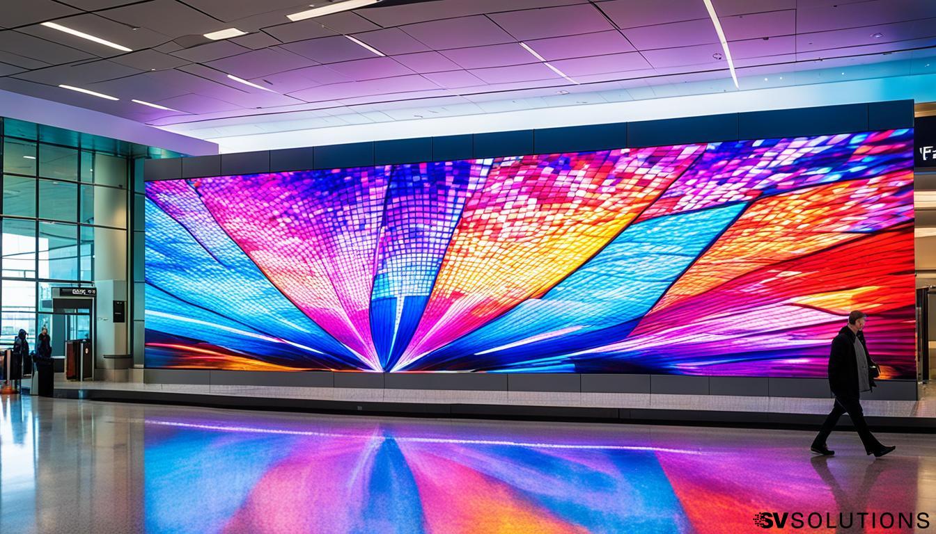 LED Wall for Airports in New Haven