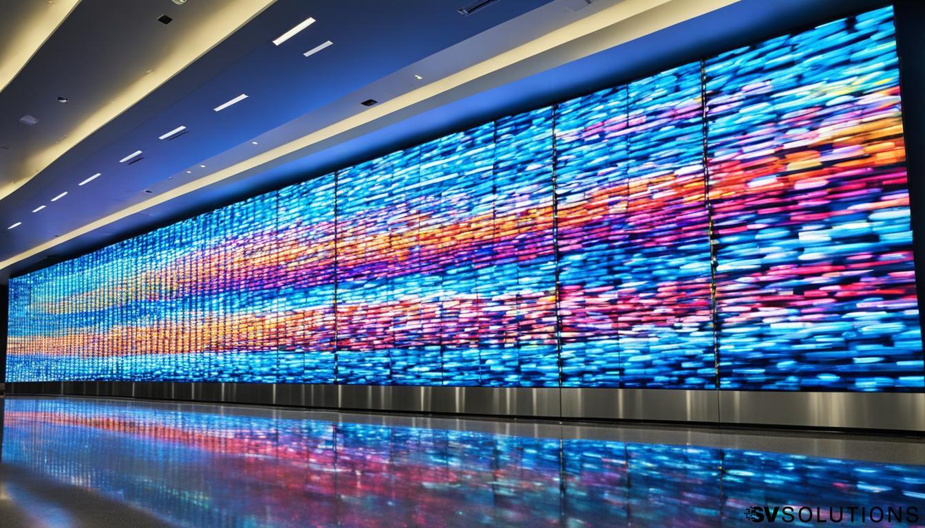 LED Wall for Airports in Stamford