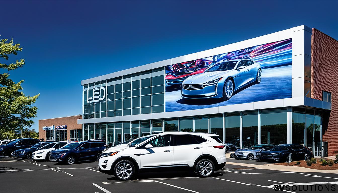 LED Wall for Car Dealerships in New Haven